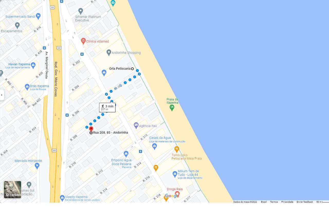 Apartamento 200 Metros Da Praia 03 Quartos Com Ar Condicionado - Meia Praia - Itapema Luaran gambar